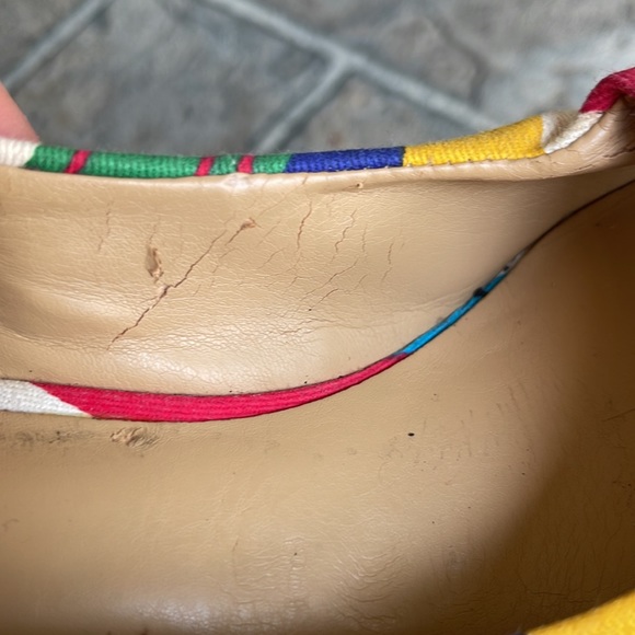 Nine West Striped Wedges - Picture 7 of 8